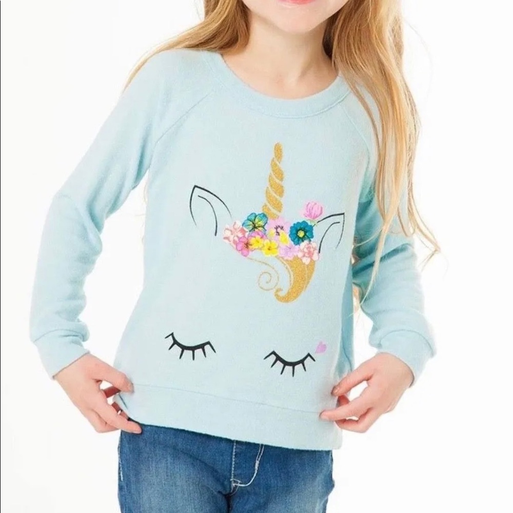 NWT CHASER Unicorn Long Sleeve Top - Size 14
